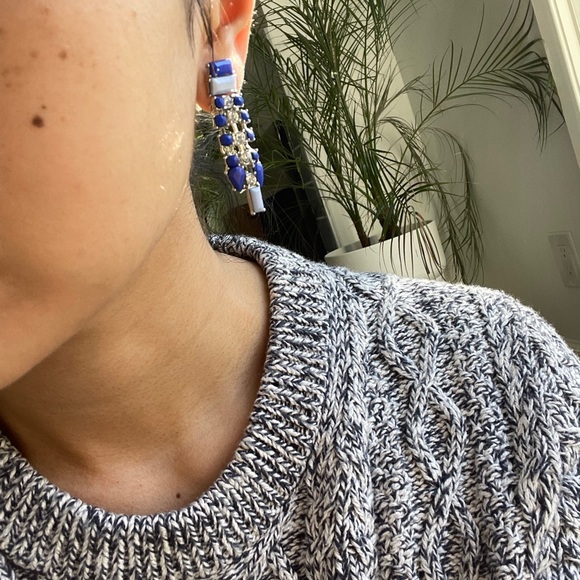 Crystal Rhinestone earrings - Picture 3 of 3